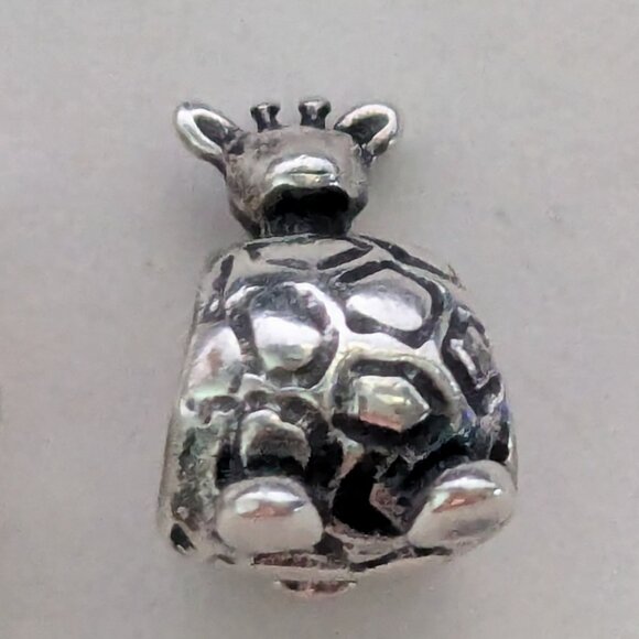 Lot (4) Pandora 925 Sterling Angel, Japanese Peace Sign, Fish, Giraffe Charms - Picture 2 of 11